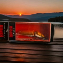 Rapala CDJ 7 Countdown Jointed GfR Gold Fluorescent Red(Not Available In US)