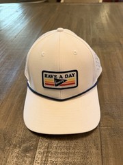 Breezy Golf «Have A Day» Rope Perforated Patch Navy Snapback Golf Hat/Cap