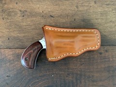 NAA 22 Mag Holster Leather 1 5/8 in Barrel Form Fitted