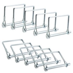 10 Pcs Square Shaft Locking Pin Safety Coupler Pin 1/4 Inch Wire Lock Pin for Tr