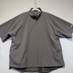 Ping Collection Mens XL Brown Short Sleeve Golf Windshirt Pullover Mock Neck