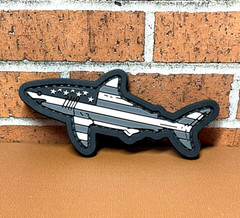 Tactical PVC Patch – Morale American Flag Shark Patch – Navy Seal Patch