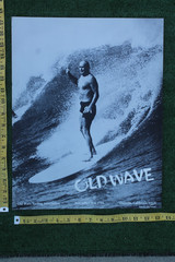 Old Wave Surfing Association Photograph OG Black White GD Vintage Surfing POSTER