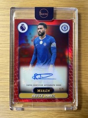 2025-26 Topps Merlin Reece James Autograph Red Refractor 5/5 – Card MV-RJ