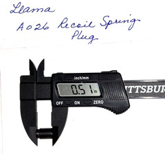 LLAMA – A026 Recoil Spring Plug – OLD but NEW