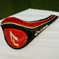 TaylorMade r7 Driver Headcover Red / Black Magnetic Closure ~ LOOK!!