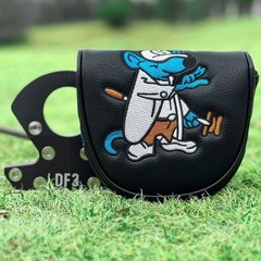Lab DF3 Golf Putter Cover Magnetic Closure Black Center Shafted