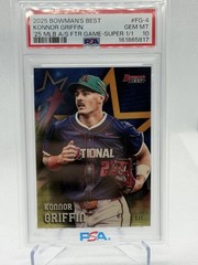 2025 Bowman’s Best Konnor Griffin 1/1 PSA 10 Gem Mint #FG-4 Pittsburgh Pirates