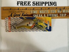 Bagley Diving B2, DB2 Vintage Crankbait – DB2R-GOS Golden Shiner GOS