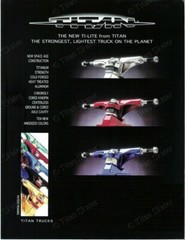 TITAN TI-LITE 5.0 Skateboard Trucks ANODIZED COLOR 1 Pair Ti-Lites NOS CLEARANCE