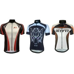 X-2 Men’s Cycling Jersey Bike Breathable Shirt Summer Short Sleeve