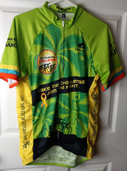 Voler Men’s Short Sleeve Full Zip Cycling Shirt 3 Back Pockets Size L Multicolor
