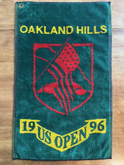 1996 U.S. Open Oakland Hills Golf Bag Towel (Green)