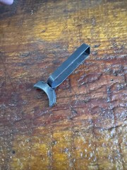 Colt 1911 Government Model Two Piece Metal Trigger. Serrated Face.