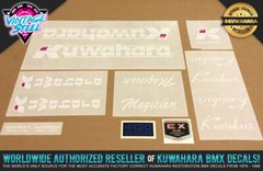Kuwahara MAGICIAN BMX Decal Set (1986 All Colors) Official Licensed Product!