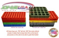 45-70 Govt Reloading Block Tray with engraving Made in USA by JOFER USA