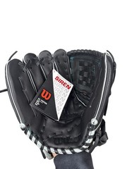 Wilson A500 Left Handed Throw 12” Black & Teal Baseball Glove – NEW w/ TAGS
