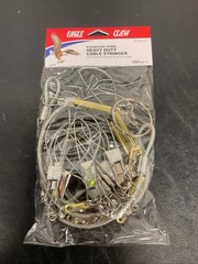 Eagle Claw Stainless Steel Heavy Duty Cable Stringer 10 Snaps 70” Long. “Save”