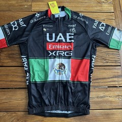 UAE MEXICO CHAMPION TEAM PRO CYCLING JERSEY NEW XL 40″ FREE SHIPPING !!