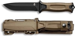 Gerber StrongArm Fixed Blade Survival Knife Coyote Brown Plain Edge New In Box