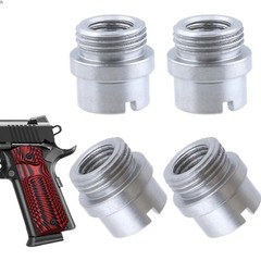 4-Piece 1911 Grip Screw Bushings in 416 Stainless Steel – Enhanced Durability