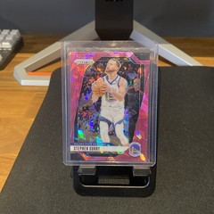 Steph Curry 2024-25 Panini Prizm Pink Cracked Ice #134 Golden State Warrirors
