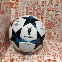 UEFA Champions League Soccer Ball Multicolor Blue Star Design