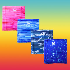 VARIETY 4 Pack Instant Cooling Neck Gaiter Unisex Youth Sized 8+ by MISSION