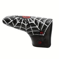 Spider Golf Putter Headcover PU Design, Universal Fit for Blade Putters