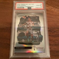 2022 Panini Prizm World Cup Ivan Perisic Croatia National Landmarks Case Hit SSP
