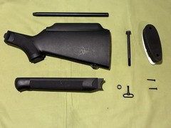 USED OEM ROSSI SINGLE SHOT BLACK PLASTIC STOCK FOREND BOLT *CHECK DIMENSIONS