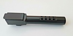 Glock 19 Ported Barrel – G1-4 – Black Diamond Like Coating (DLC)