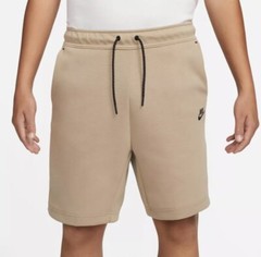 $75 Nike Sportswear Tech Fleece Shorts Men’s Sz 2XL CU4503-247 Tan Khaki Black