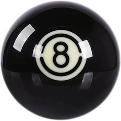 Billiards 8 Cue Balls,2-1/4 Inch Billiard Ball,Regulation Size,Black 8 Pool