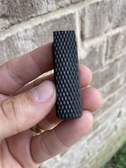 Vintage Pachmayr 1911 Mainspring Housing Checkered Rubber FLAT Colt Pachmayer