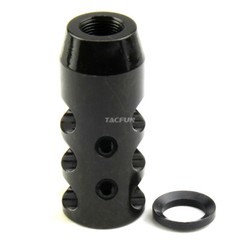 NEW! Compact Low Concussion 1/2×28 Muzzle Brake Compensator .223 5.56