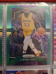 2019/20 Prizm B/ball Green Prizm Card 129 LeBron James