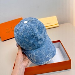 New Fashion Denim jacquard Logo Baseball Cap Hat Unisex Adjustable