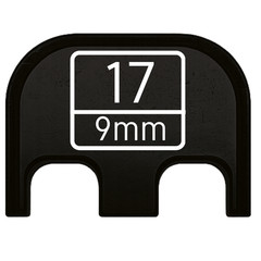 Custom Glock 17 19 22 26 34 41 44 45 Engraved Slide Cover Back Plate Aluminum