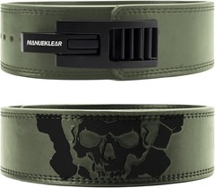 Lever Weight Lifting Belt Adjustable Heavy Duty Buckle Powerlifting Gym Belt – M