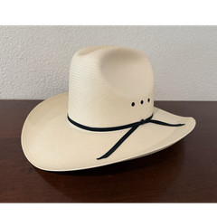 Resistol Western Hat Genuine Shantung Panama 7 3/8 (59 cm) Long Oval