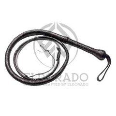 Leather Bull Whips Cow Hide 4,6 Feet Long Whips 16 plaits Equestrian Black Brown