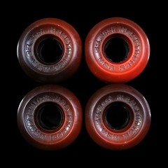 Kryptonics CSI Skateboard Wheels 63mm 85A 1980s NOS Red Brown Vintage Never Used