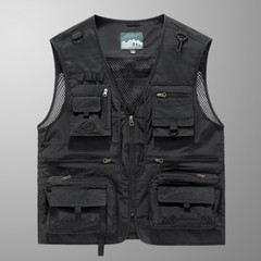 Outdoor Photographer Waistcoat Men, Mesh Tactical Hiking Fishing Jacket Vest US