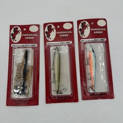 VTG SMITHWICK DEVILS HORSE WOOD TOPWATER FISH ROGUE CRANKBAIT Lure Bass Lot 3