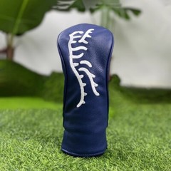 Tiger Golf Wood Head Cover Headcover PU Driver Fairway Hybrid Club Cove Blue/Red