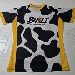 Built Chocolate Milk Cycling Jersey XLarge Yellow Black Zipper Biking Shirt