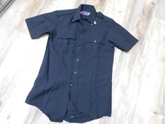 HORACE SMALL SENTRY PLUS SHORT SLEEVE DARK NAVY BLUE SIZE 14.5 NEW