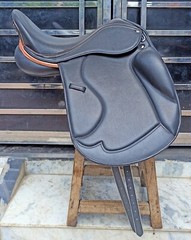 Leather Dressage Double flap Changeable Gullets Saddle