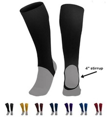 Champro Solid Color Stirrup Socks, 4″ Cut, Baseball, Softball, Fastpitch, NEW!